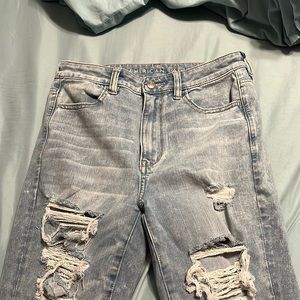 Light wash High rise American Eagle Jeggings